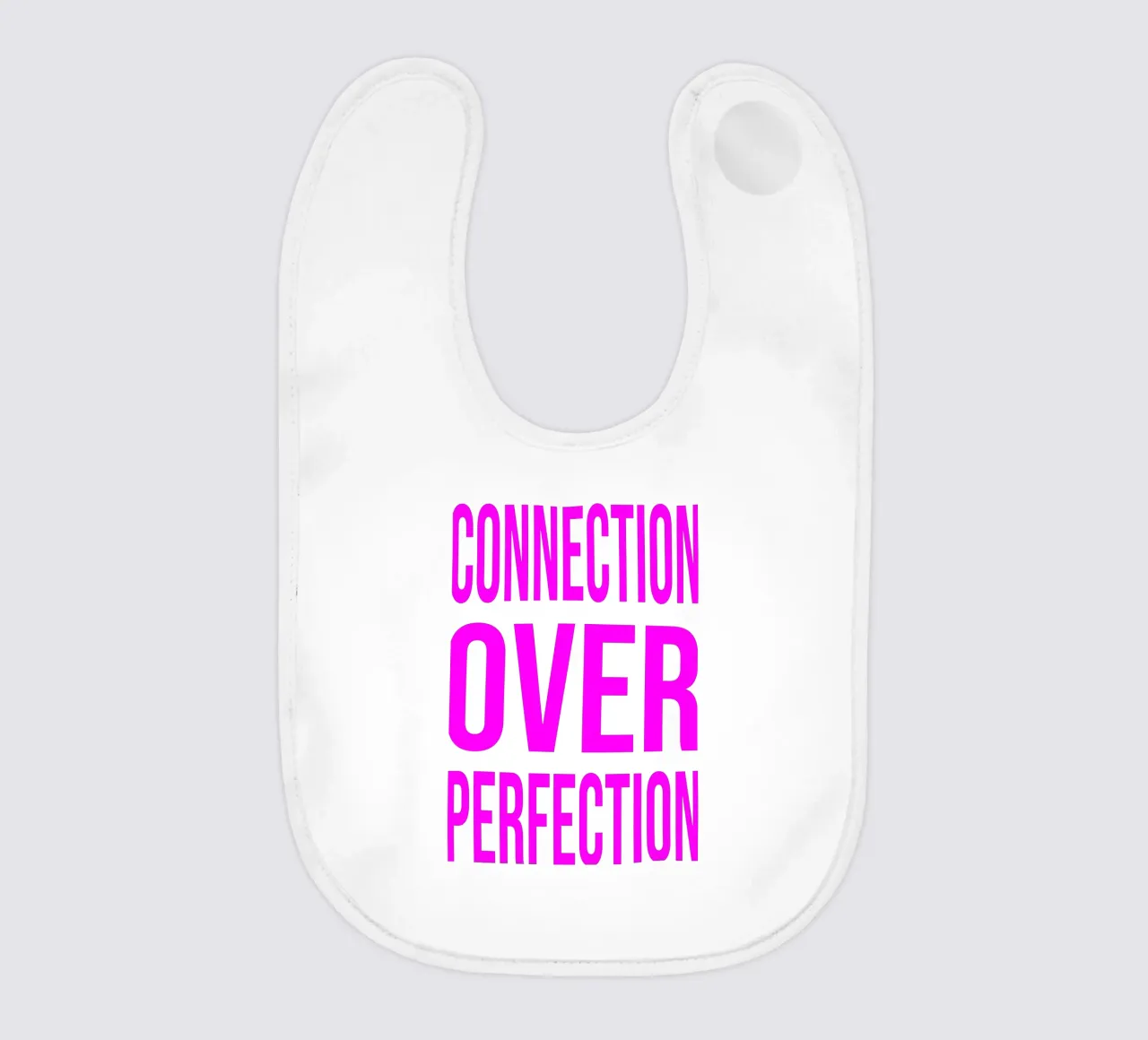 OVER series- bold letters, brave values (5 colors) bavaglino da FRICKE DESIGN