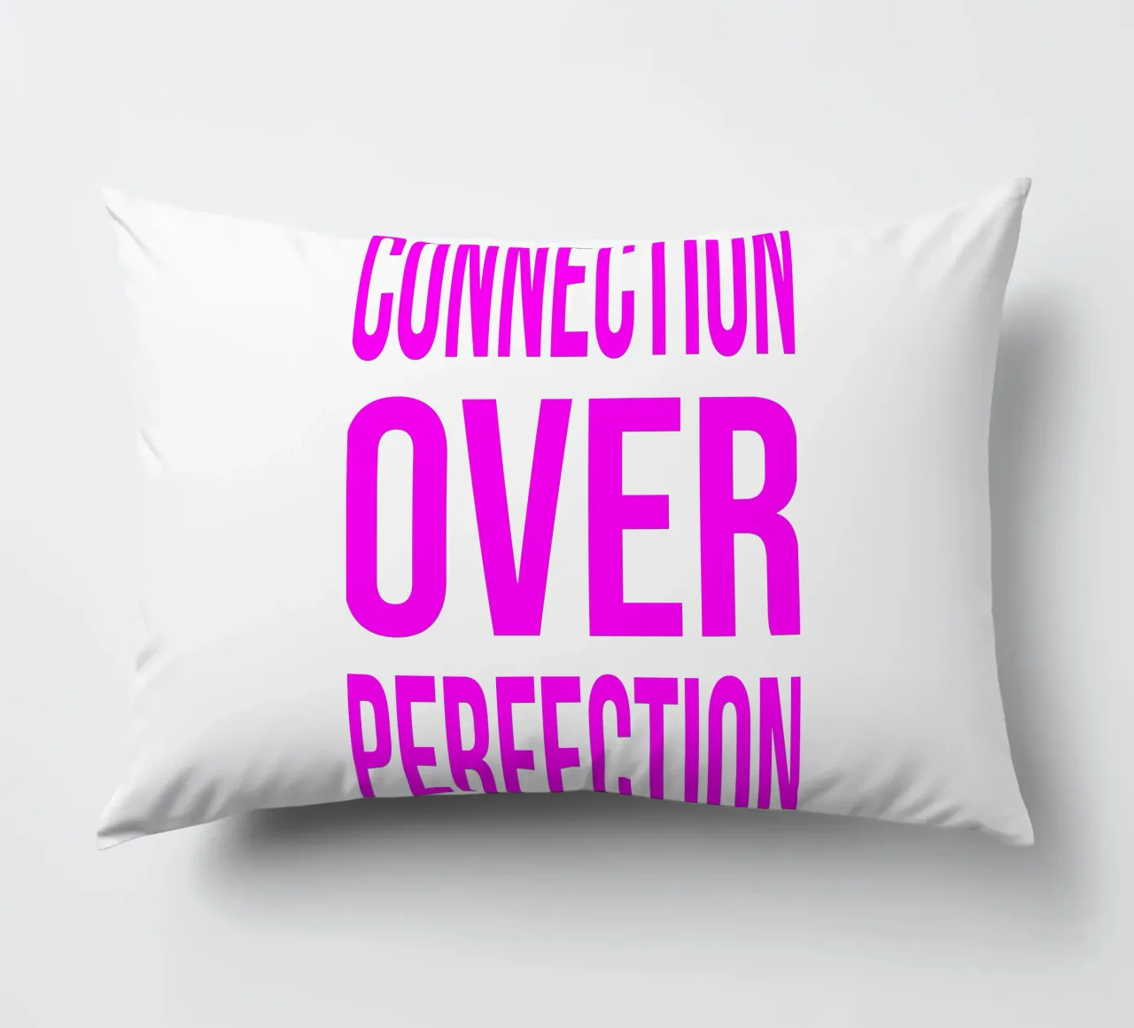 OVER series- bold letters, brave values (5 colors) cuscino da FRICKE DESIGN