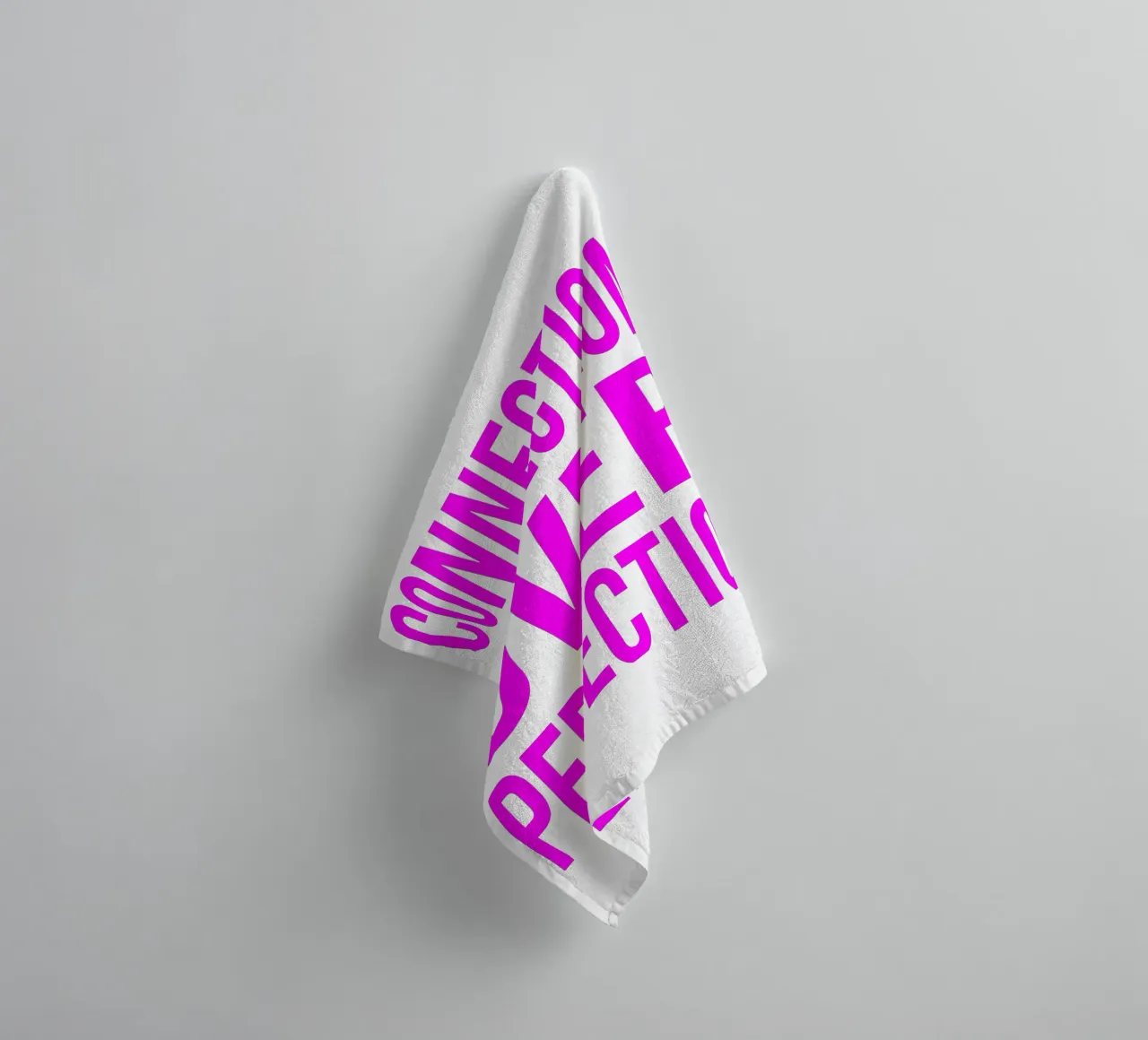 OVER series- bold letters, brave values (5 colors) badhanddoek van FRICKE DESIGN
