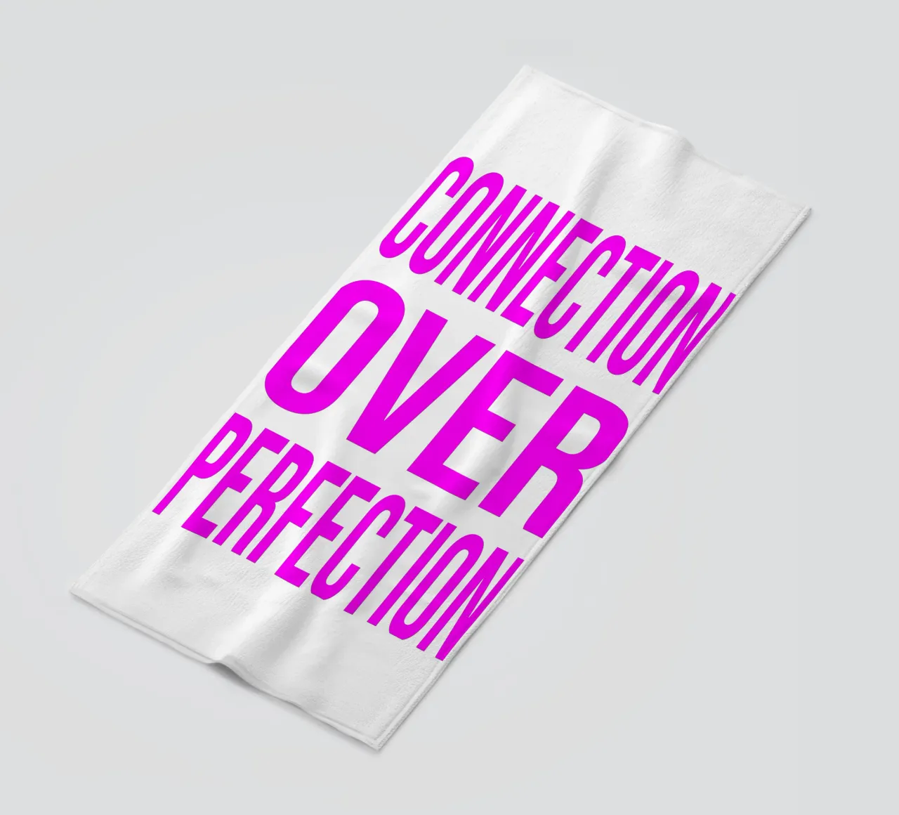 OVER series- bold letters, brave values (5 colors) telo mare da FRICKE DESIGN