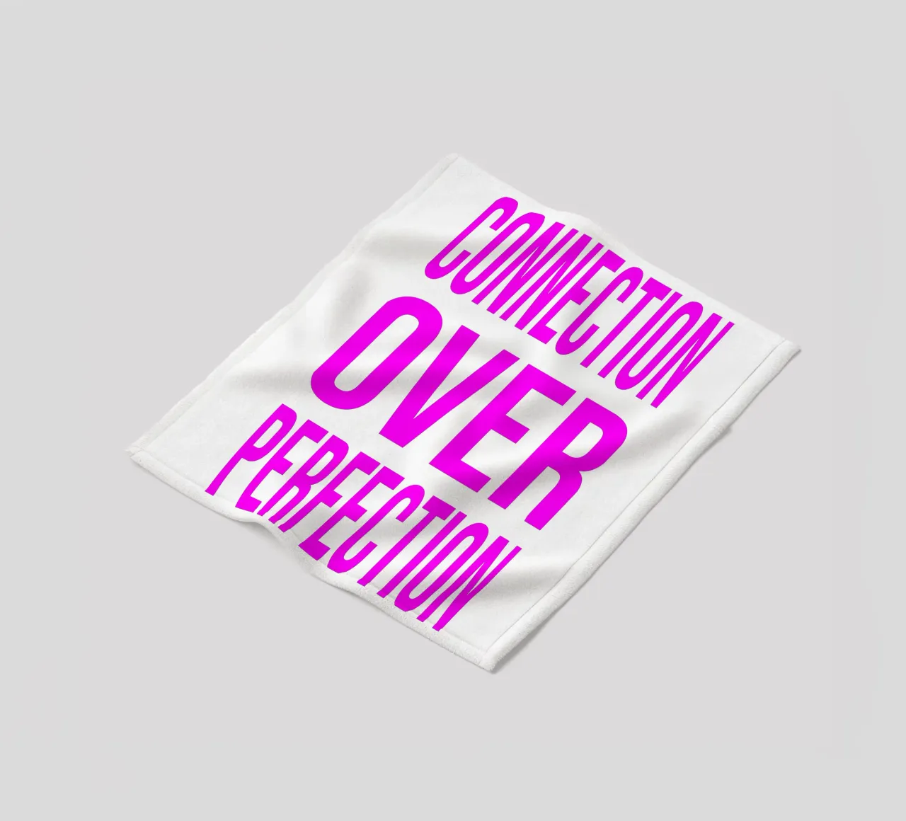 OVER series- bold letters, brave values (5 colors) coperta in pile da FRICKE DESIGN