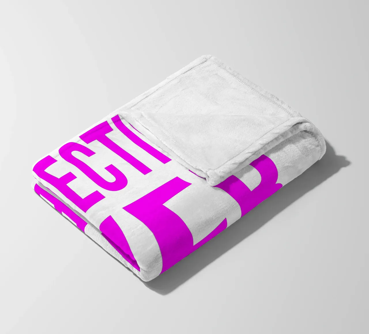 OVER series- bold letters, brave values (5 colors) coperta in pile da FRICKE DESIGN