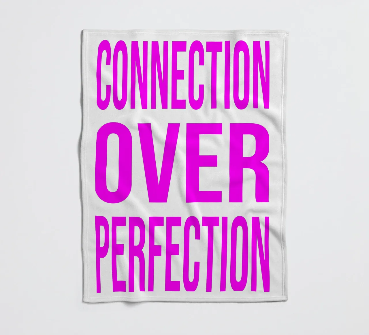 OVER series- bold letters, brave values (5 colors) coperta in pile da FRICKE DESIGN