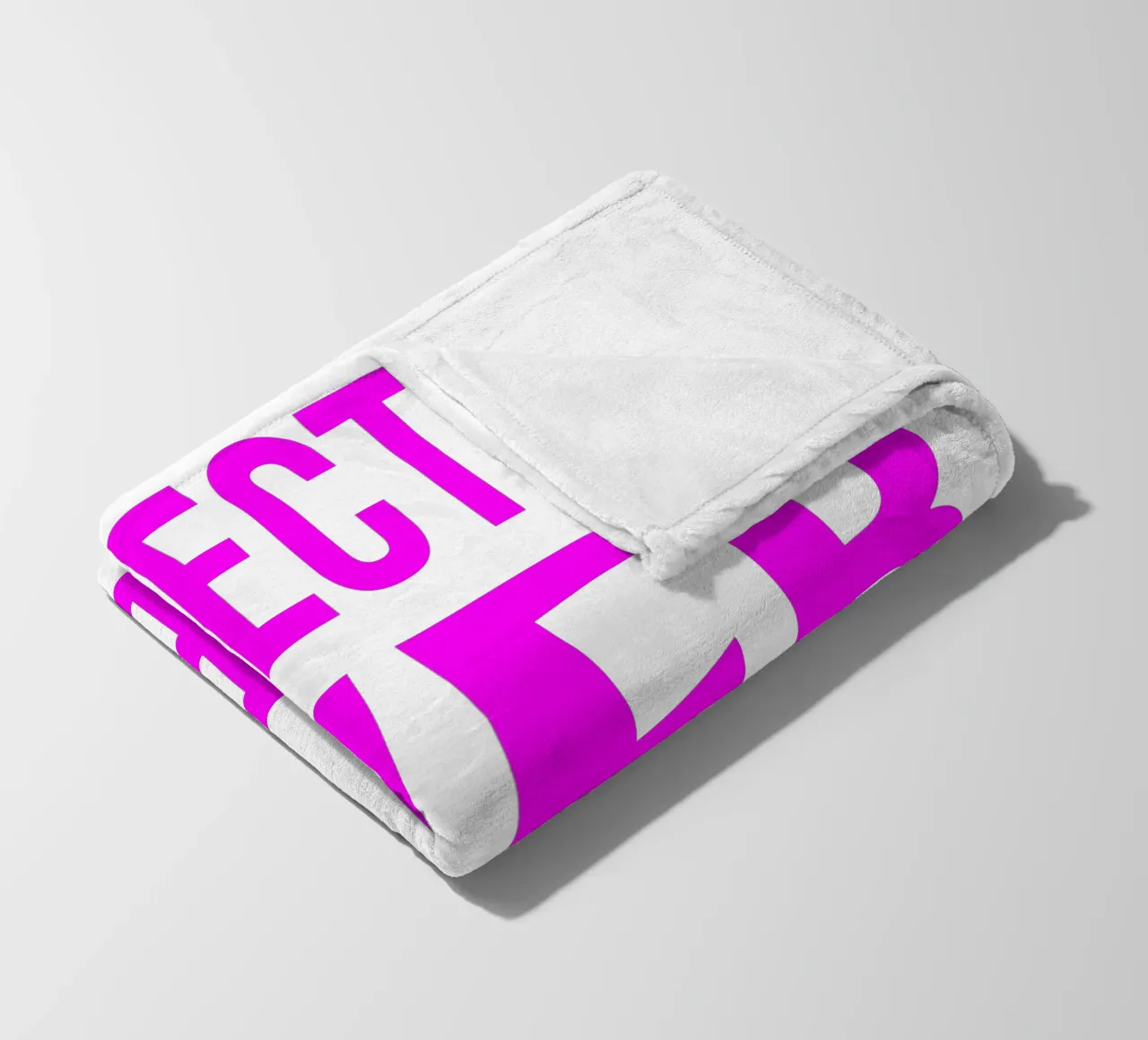 OVER series- bold letters, brave values (5 colors) coperta in pile da FRICKE DESIGN
