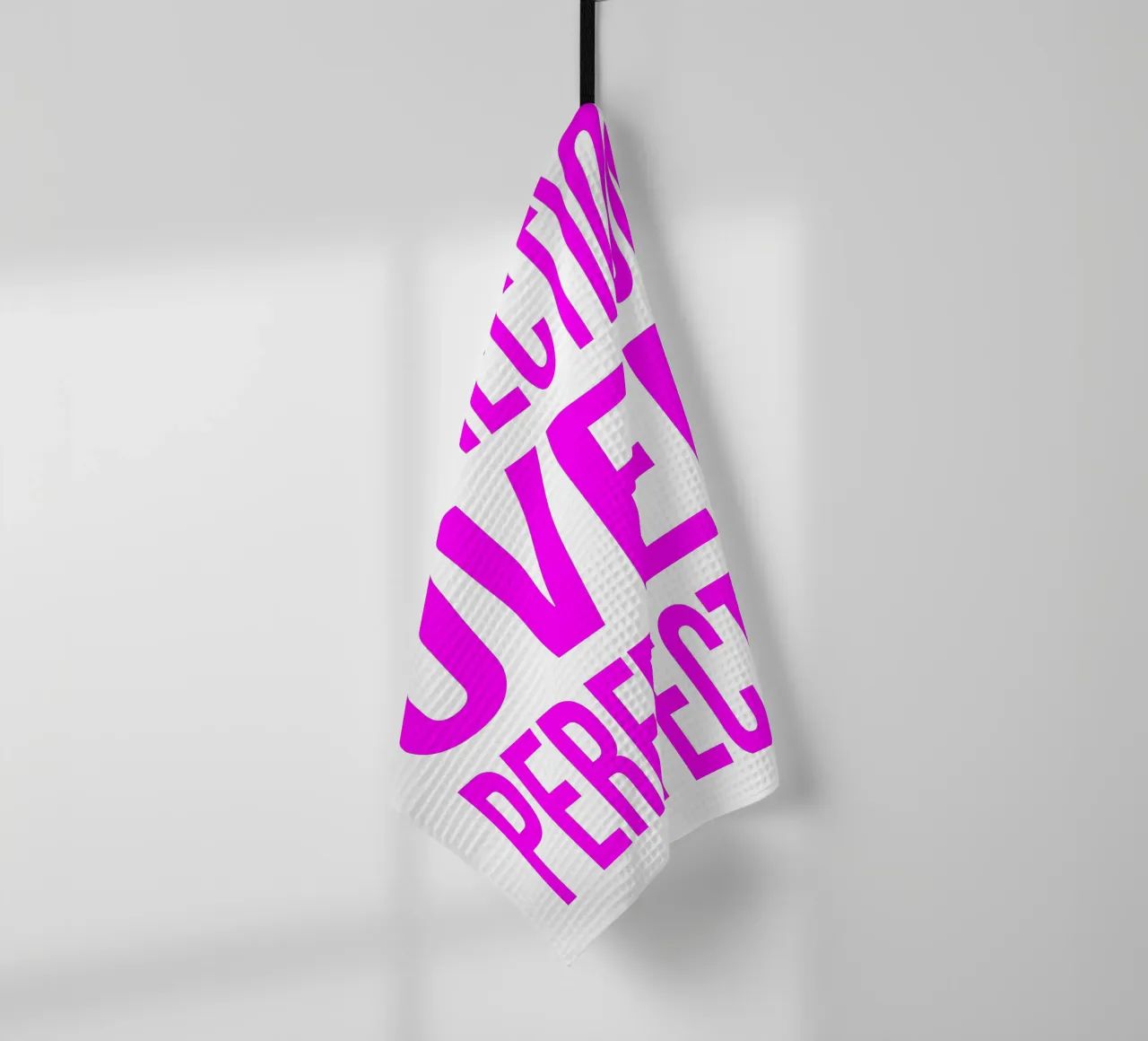 OVER series- bold letters, brave values (5 colors) theedoek van FRICKE DESIGN