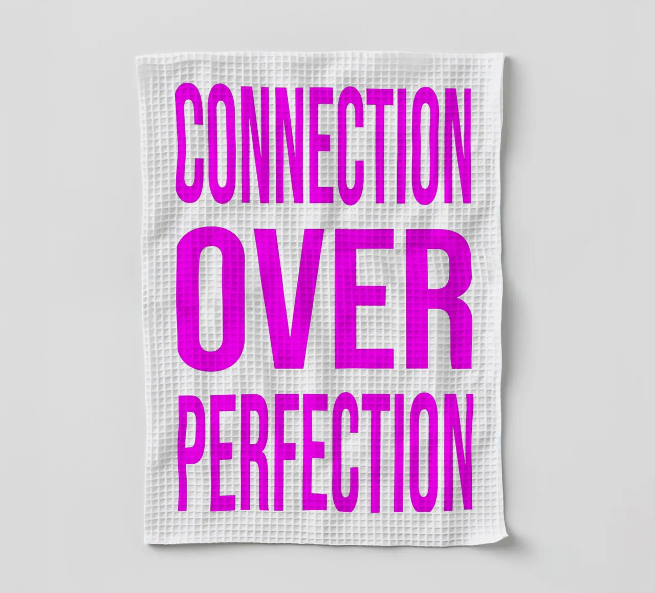 OVER series- bold letters, brave values (5 colors) theedoek van FRICKE DESIGN