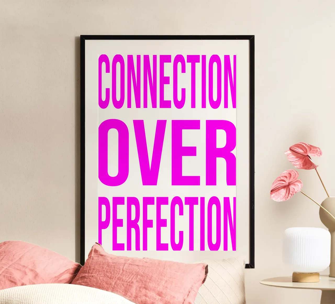 OVER series- bold letters, brave values (5 colors) hahnemühle van FRICKE DESIGN