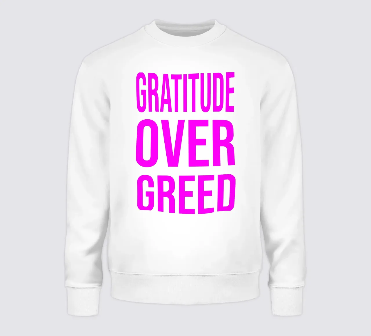 OVER series- bold letters, brave values (5 colors) felpa da FRICKE DESIGN