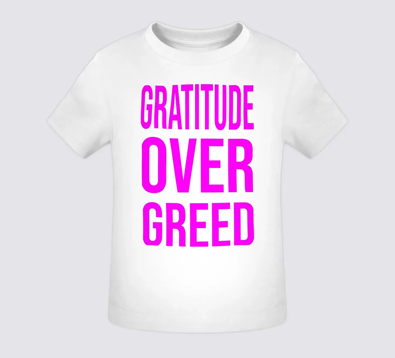 OVER series- bold letters, brave values (5 colors) maglietta neonato da FRICKE DESIGN