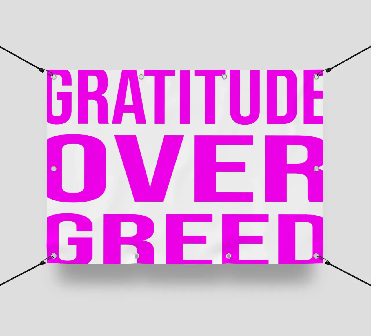 OVER series- bold letters, brave values (5 colors) telo in pvc da FRICKE DESIGN