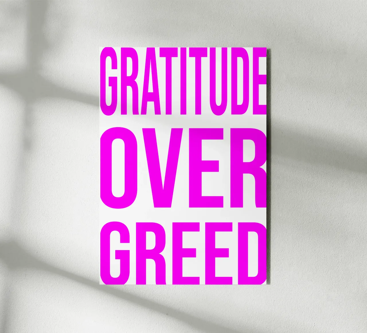 OVER series- bold letters, brave values (5 colors) alluminio dibond da FRICKE DESIGN
