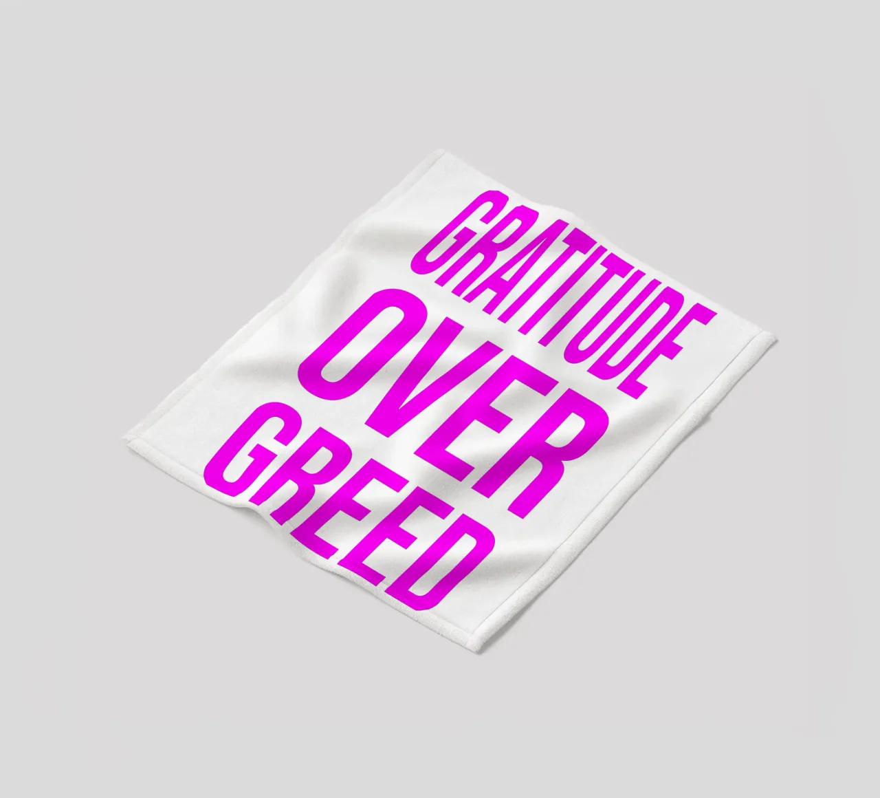 OVER series- bold letters, brave values (5 colors) coperta in pile da FRICKE DESIGN
