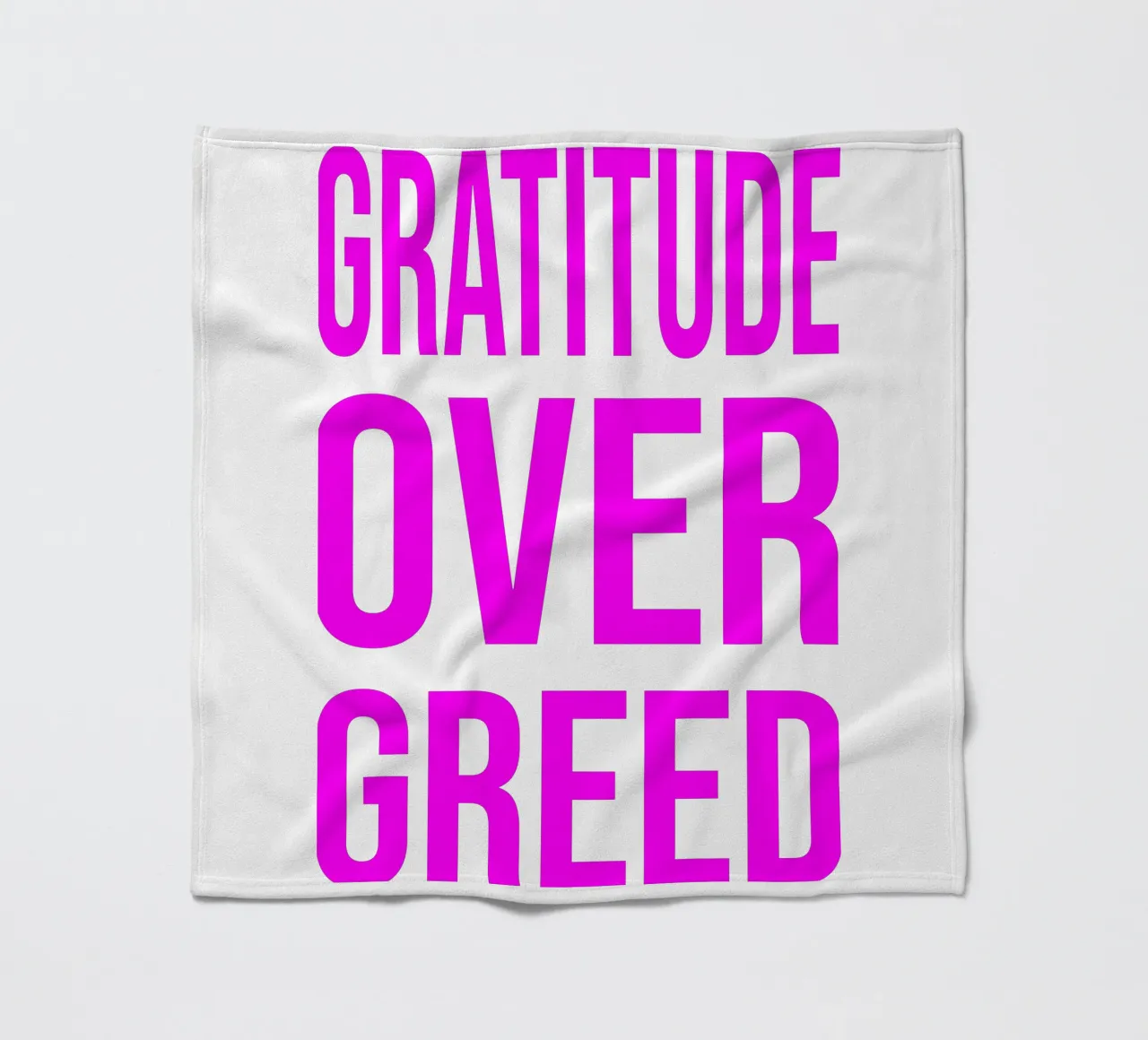 OVER series- bold letters, brave values (5 colors) coperta in pile da FRICKE DESIGN