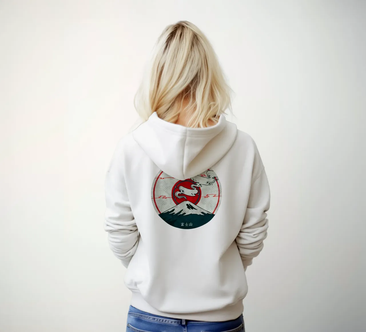 Fuji felpa con cappuccio da againstbound