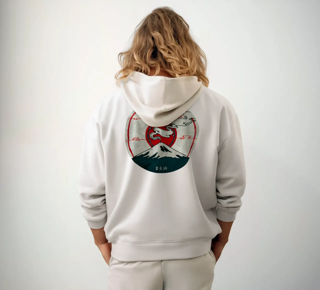 Fuji felpa con cappuccio da againstbound