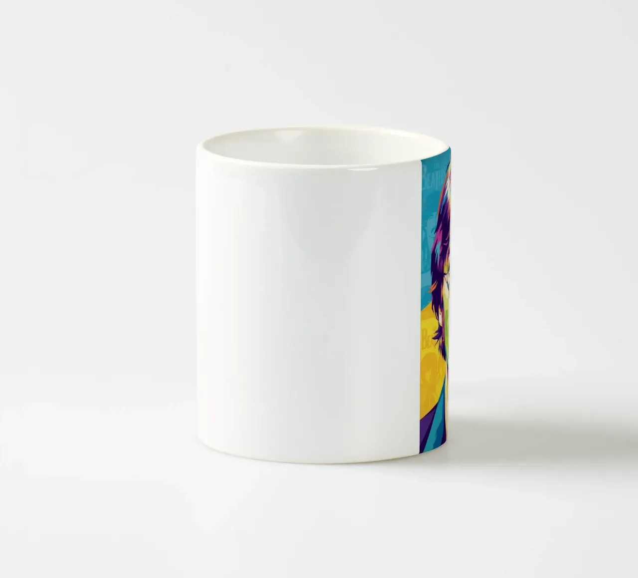 John Lennon colorato pop art tazza in ceramica da Hantamrata