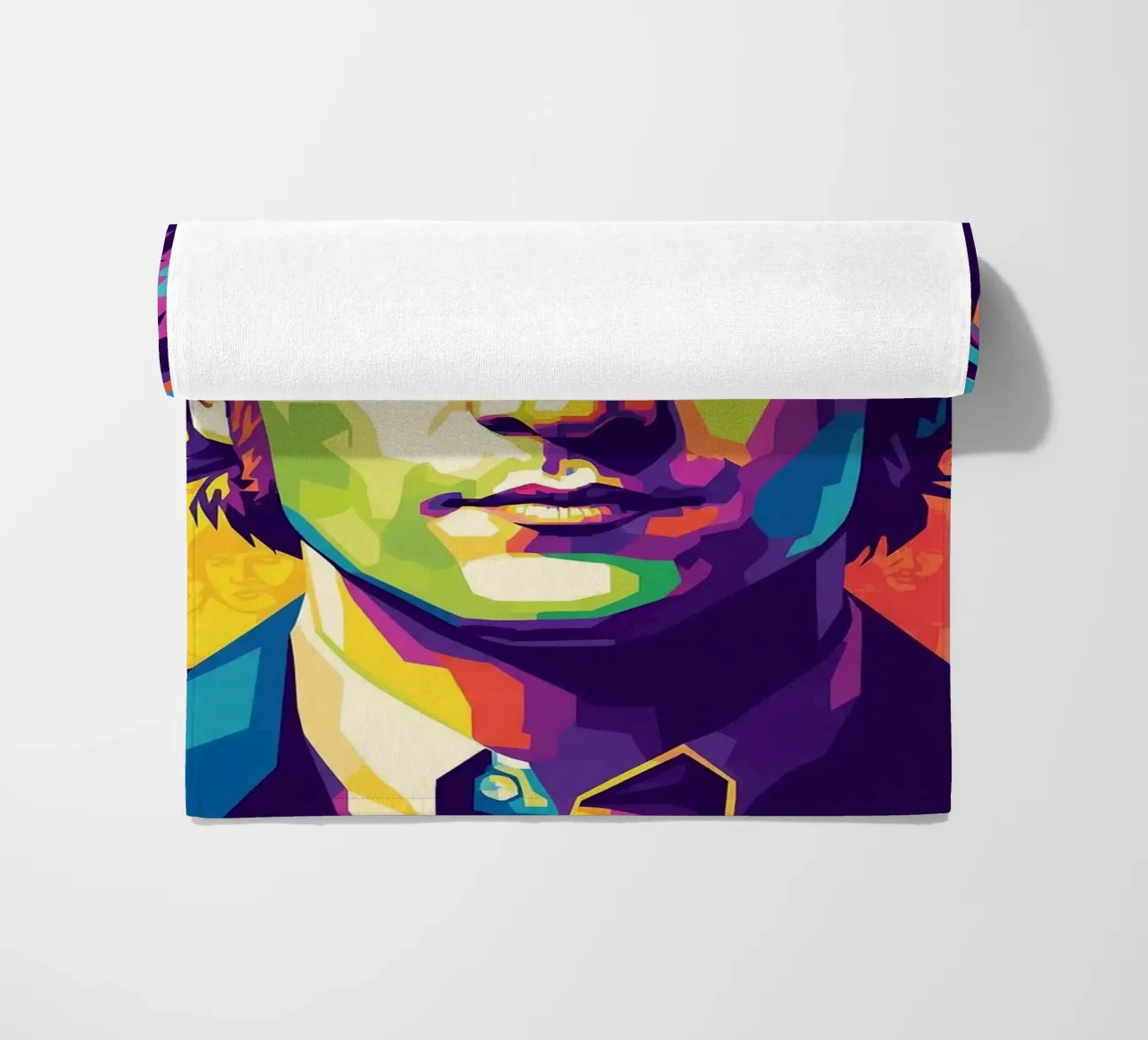 John Lennon colorato pop art telo mare da Hantamrata