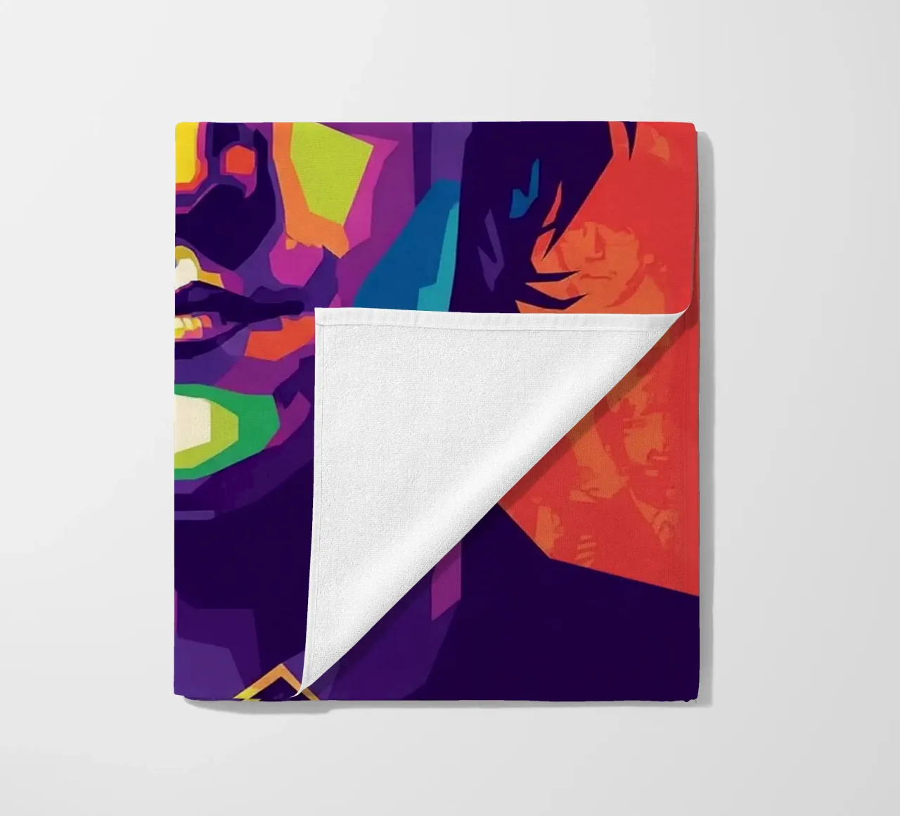 John Lennon colorato pop art telo mare da Hantamrata
