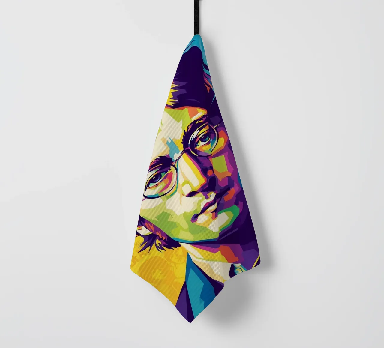 John Lennon colorato pop art canovaccio da cucina da Hantamrata