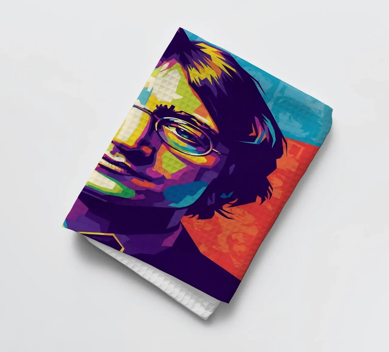 John Lennon colorato pop art canovaccio da cucina da Hantamrata