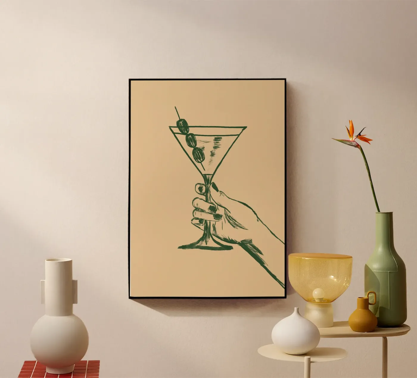 Martini Acryl-Glas von Studio Dolci