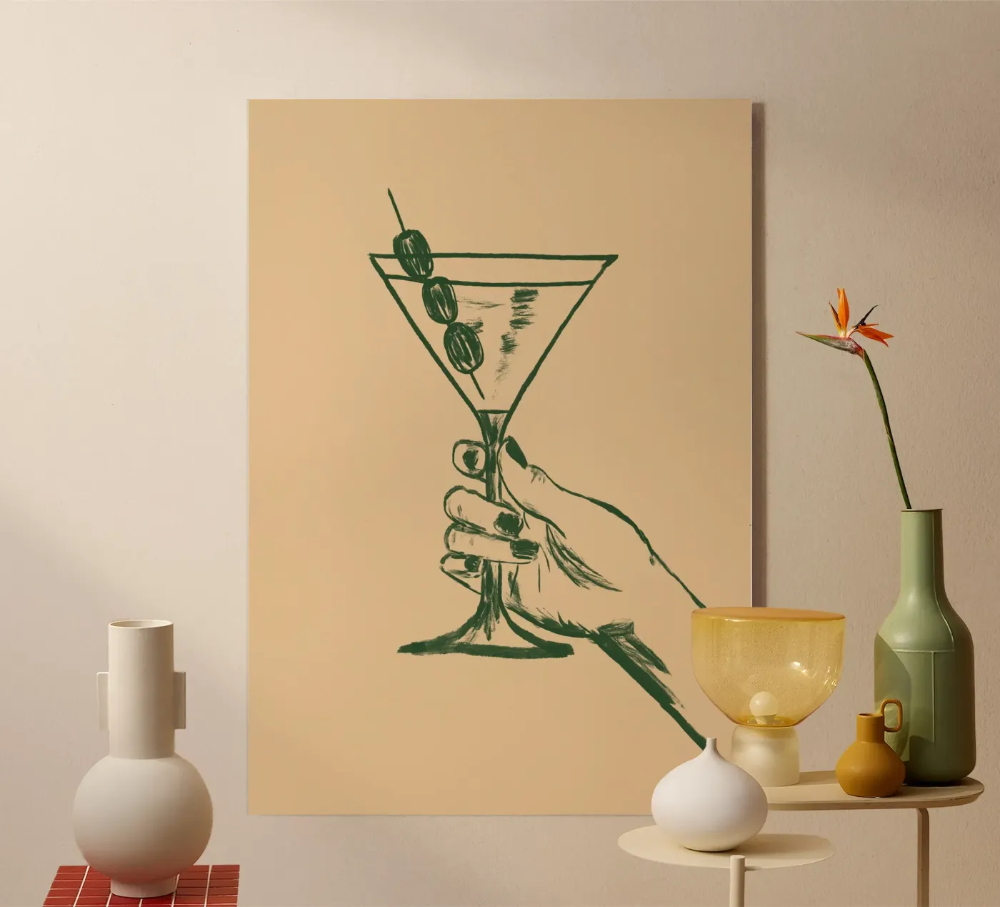 Martini Acryl-Glas von Studio Dolci