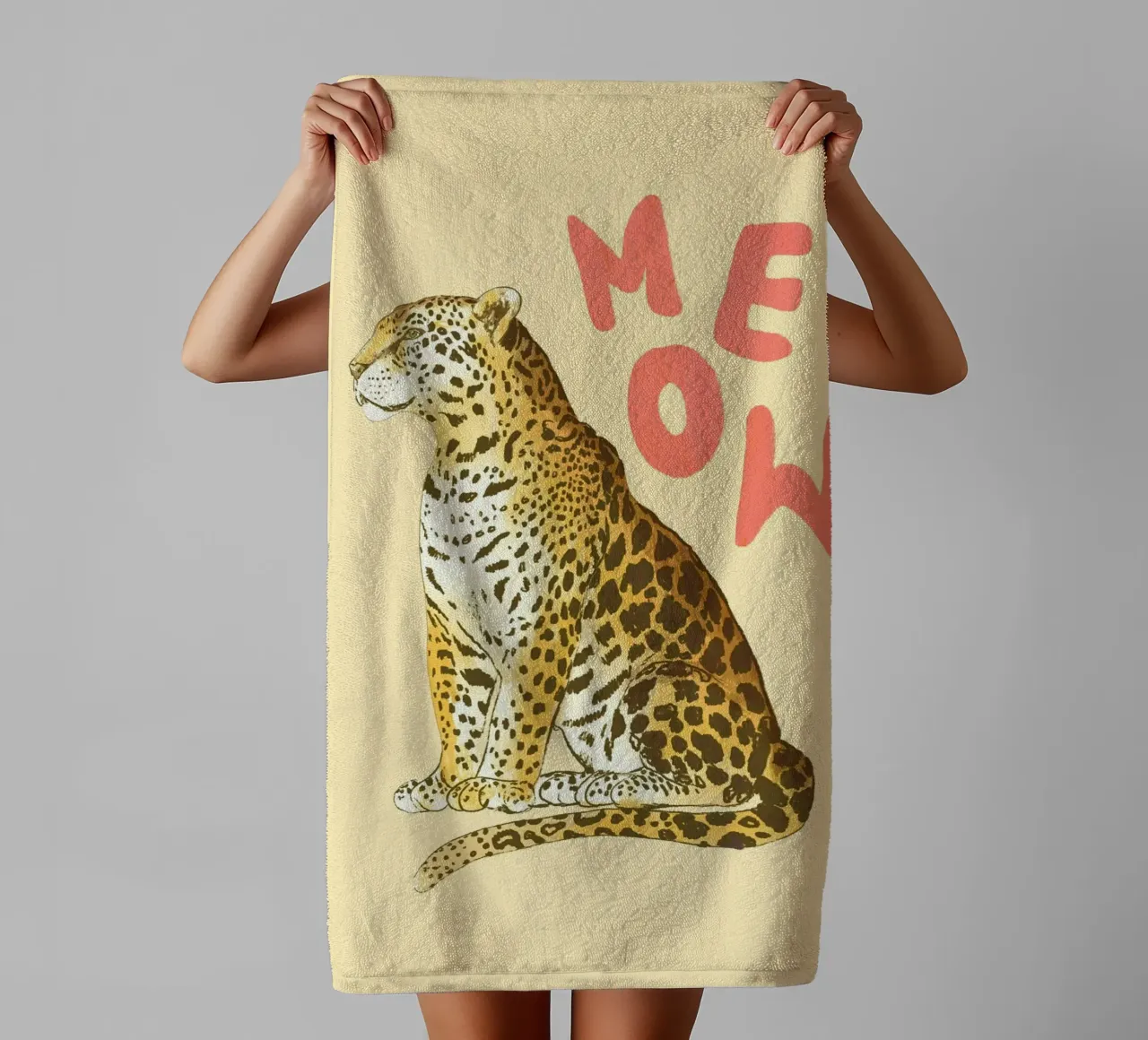 Meow III asciugamano da bagno da Studio Dolci