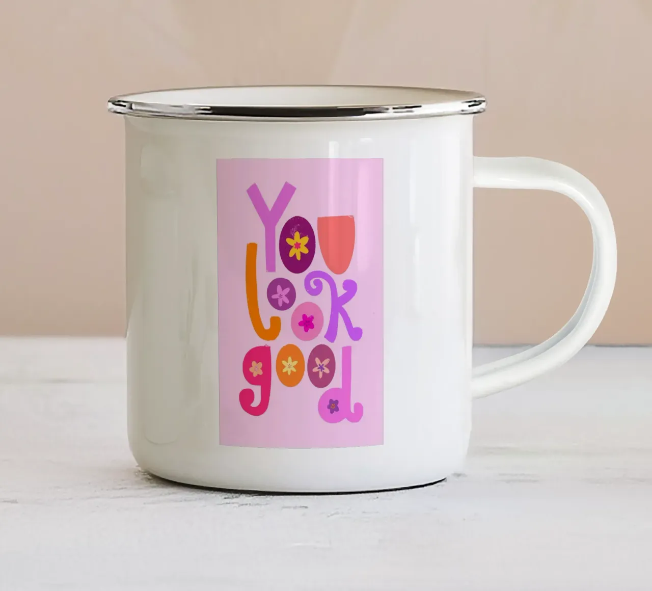 You look good tazza in smalto da Art House