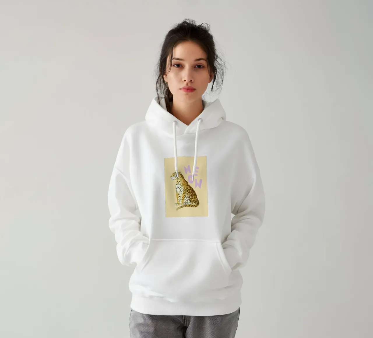 Meow felpa con cappuccio da Studio Dolci