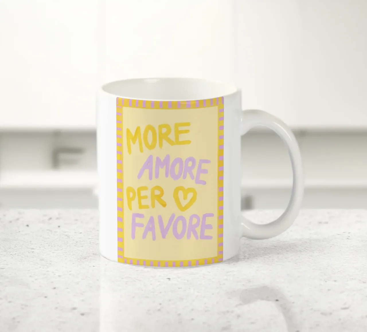 More Amore Per Favore II tazza in ceramica da Studio Dolci