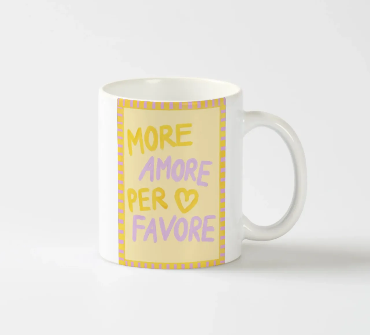More Amore Per Favore II tazza in ceramica da Studio Dolci