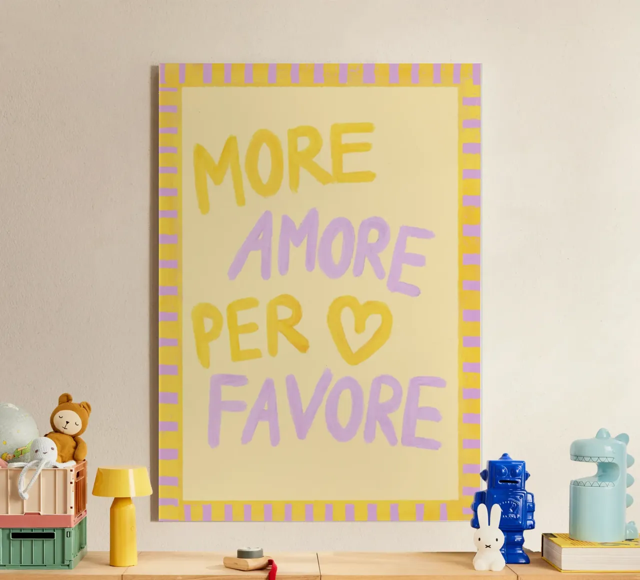 More Amore Per Favore II plexiglass da Studio Dolci