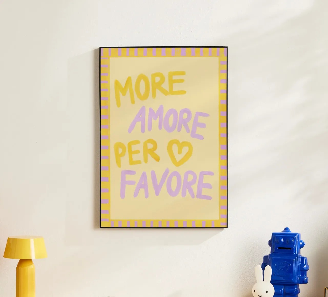 More Amore Per Favore II alluminio dibond da Studio Dolci
