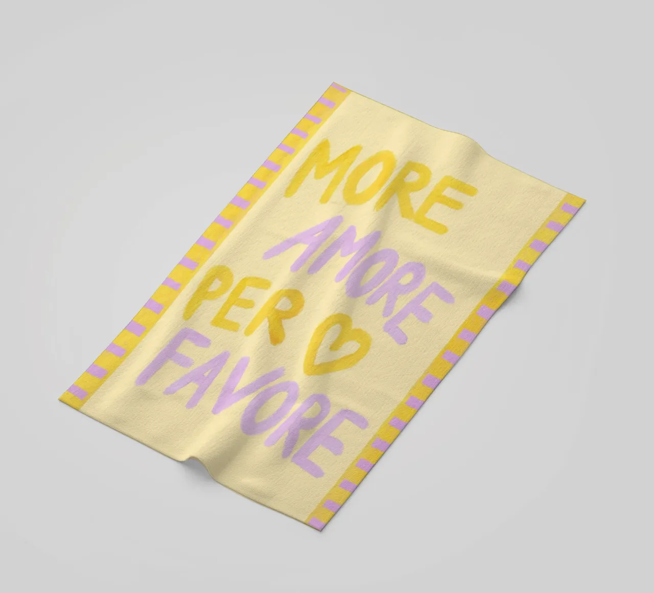 More Amore Per Favore II telo mare da Studio Dolci