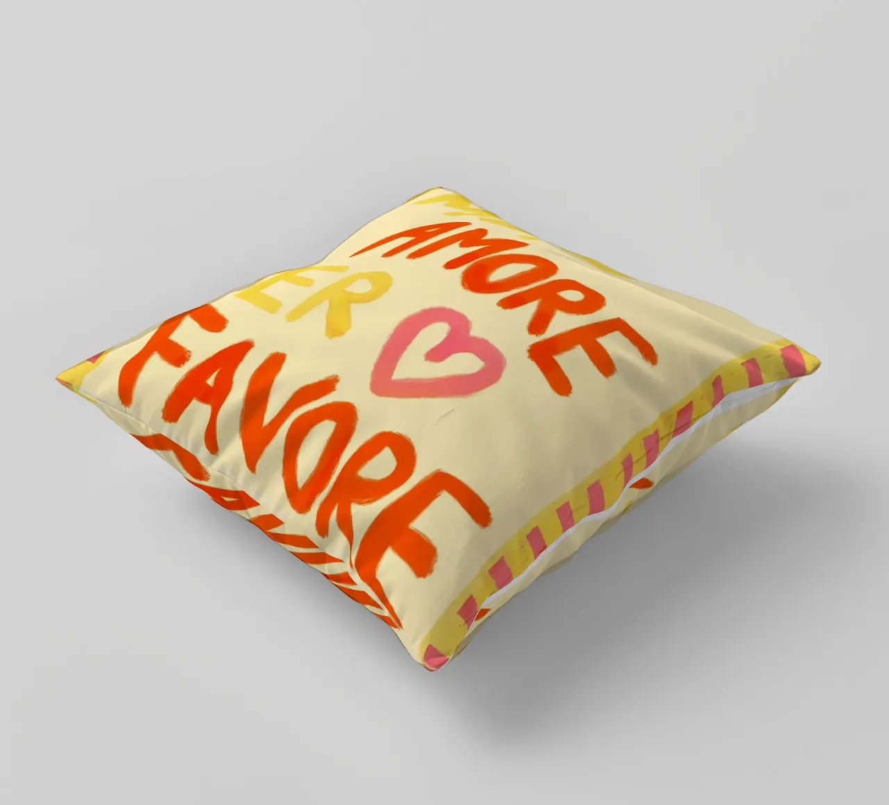 More Amore Per Favore III cuscino da Studio Dolci