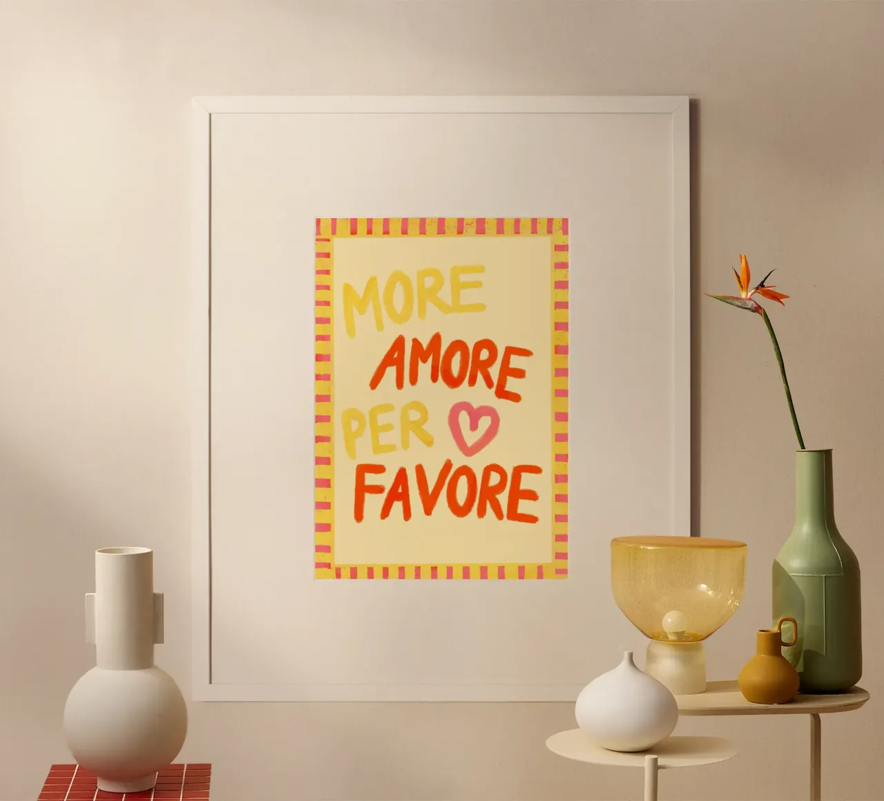 More Amore Per Favore III carta hahnemühle da Studio Dolci