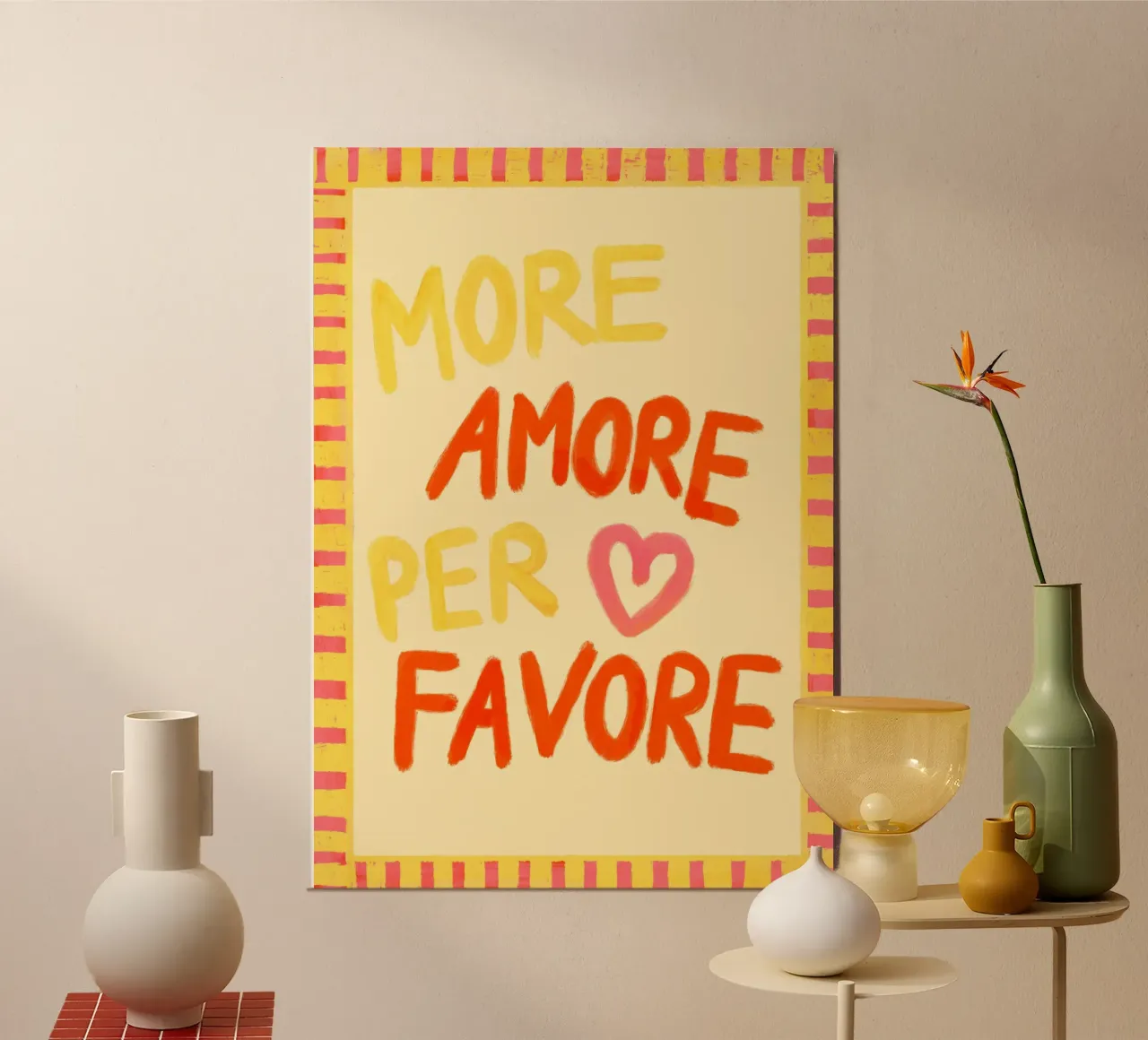 More Amore Per Favore III carta hahnemühle da Studio Dolci
