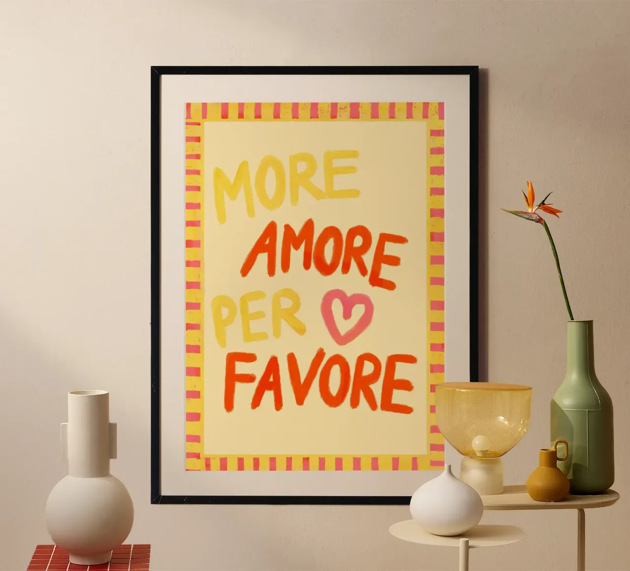 More Amore Per Favore III carta hahnemühle da Studio Dolci