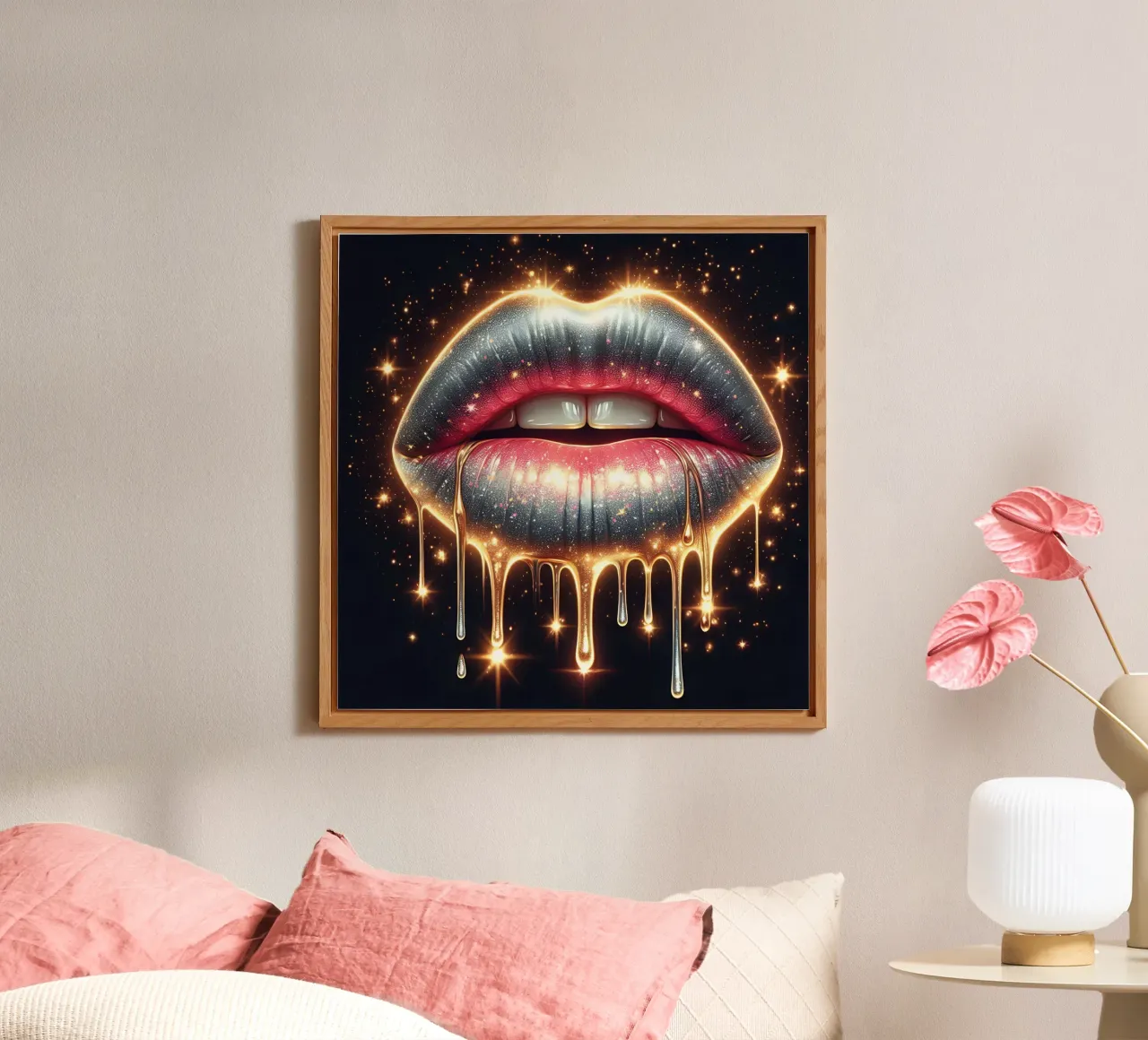 LABBRA D'ORO LIQUIDO alluminio dibond da ARTOMATIC