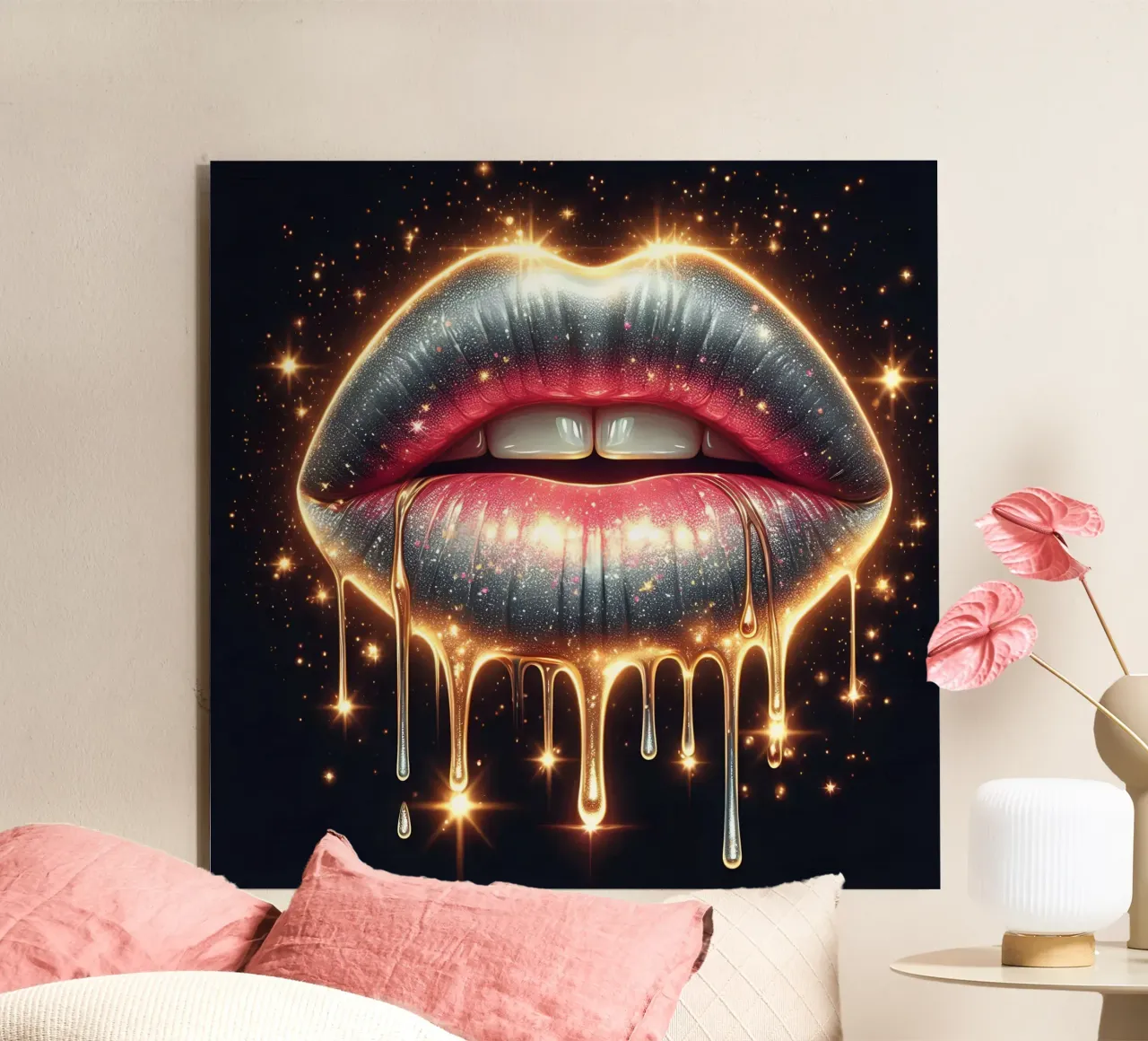 LABBRA D'ORO LIQUIDO alluminio dibond da ARTOMATIC