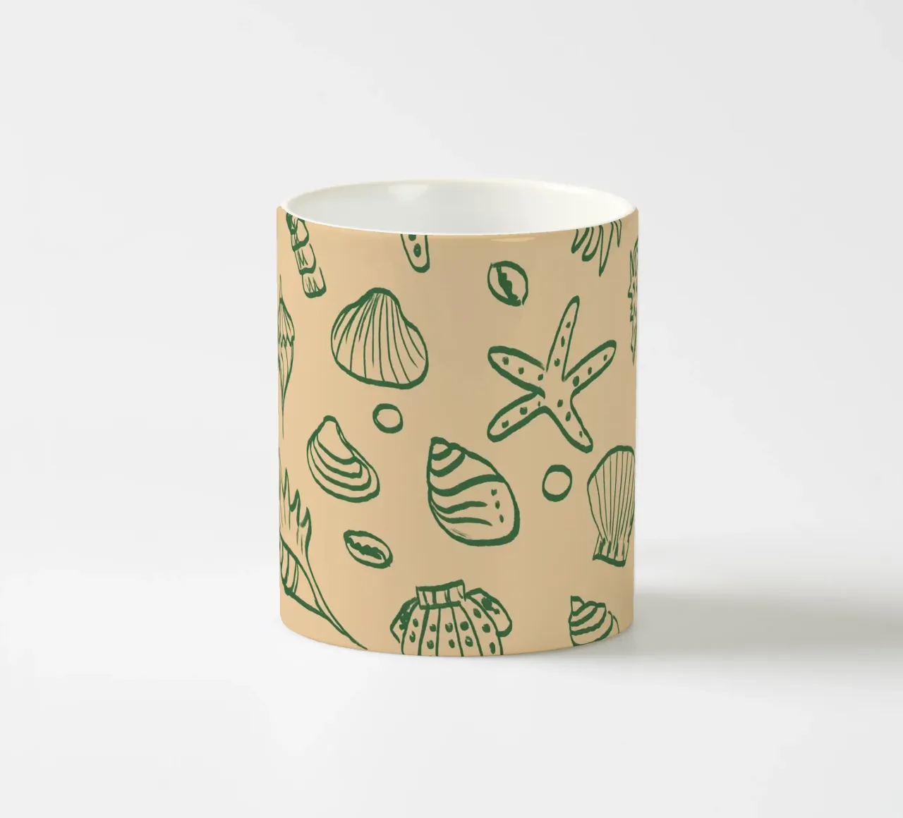 Muscheln tazza in ceramica da Studio Dolci