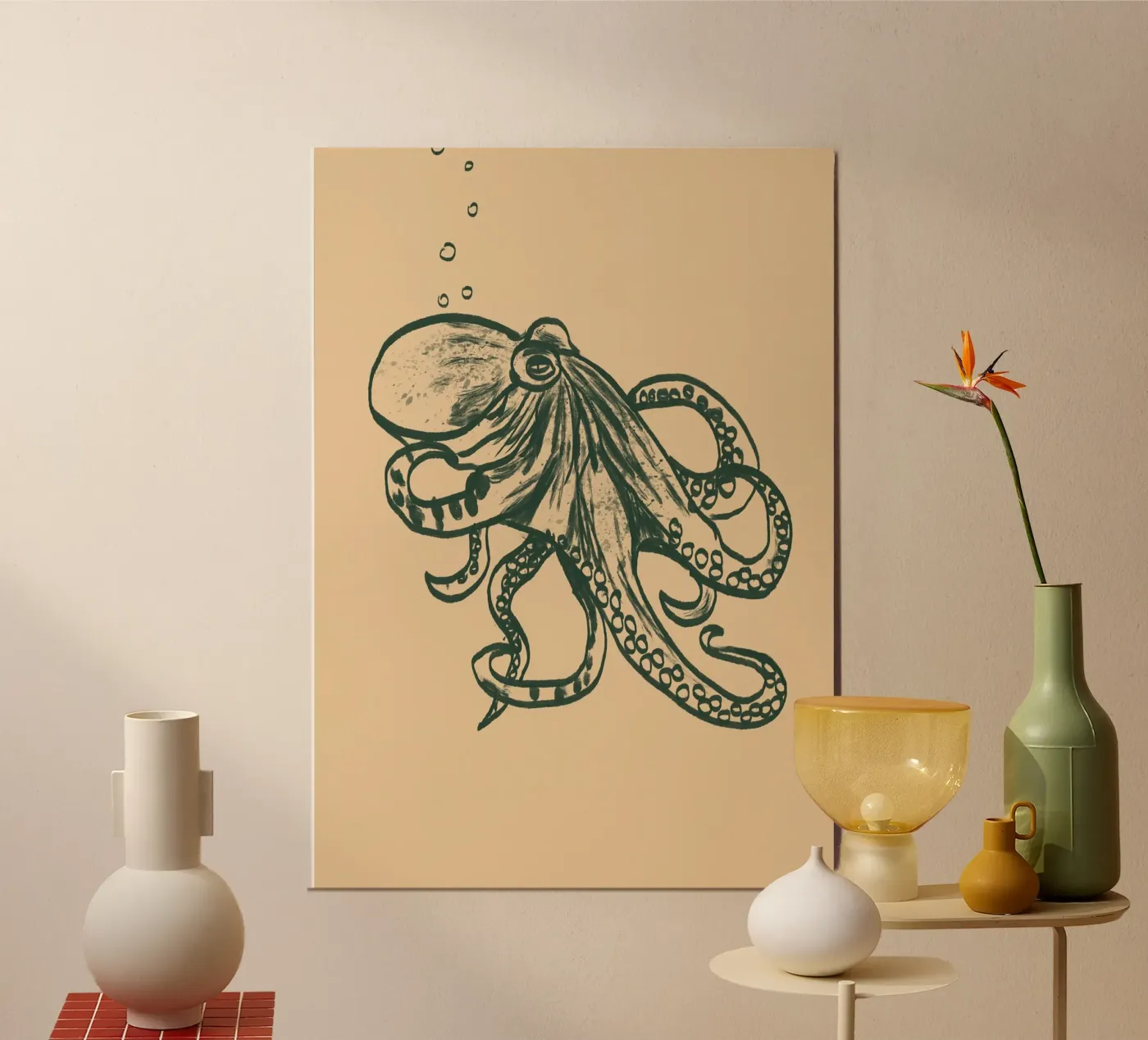 Oktopus forex-plaat van Studio Dolci