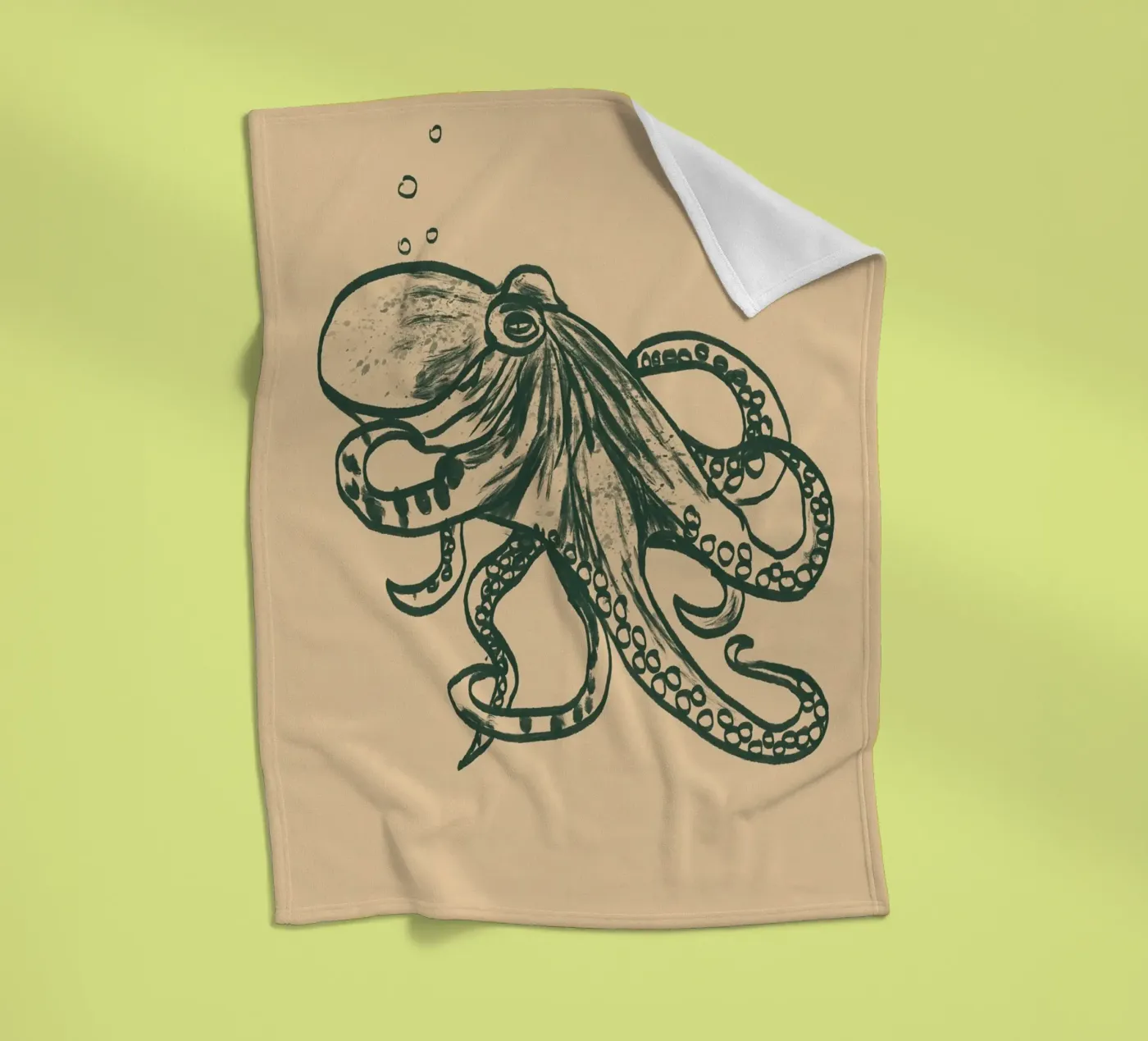 Oktopus fleecedeken van Studio Dolci