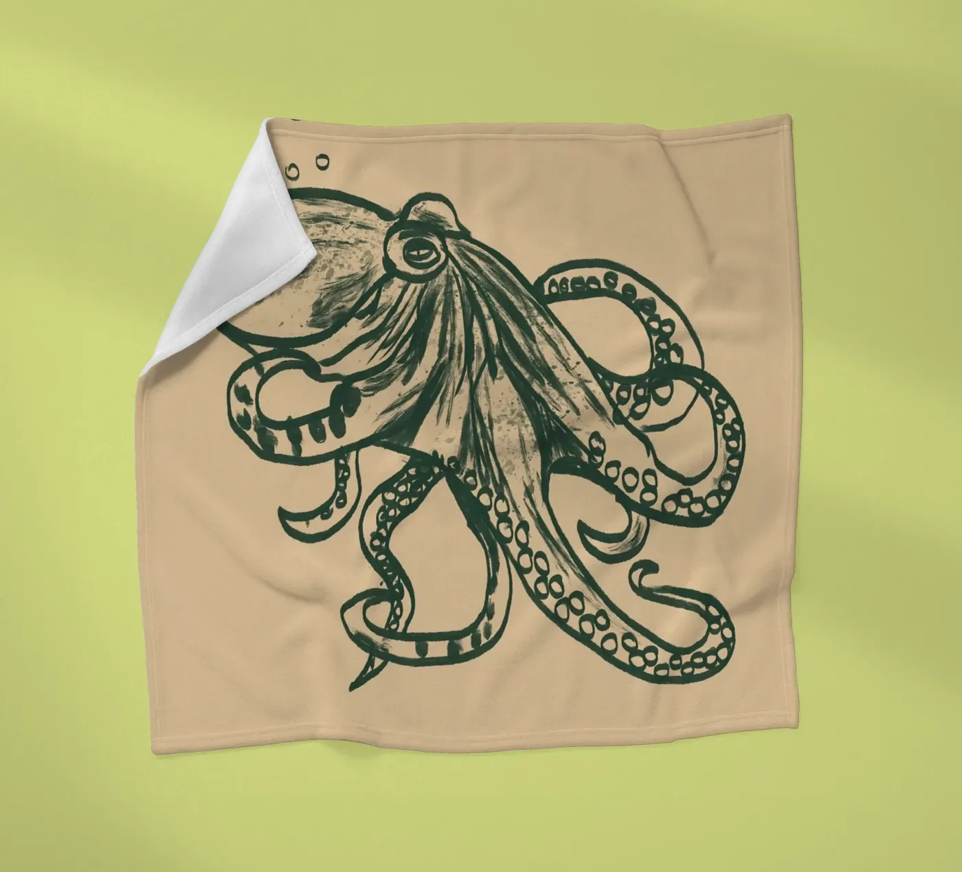 Oktopus fleecedeken van Studio Dolci