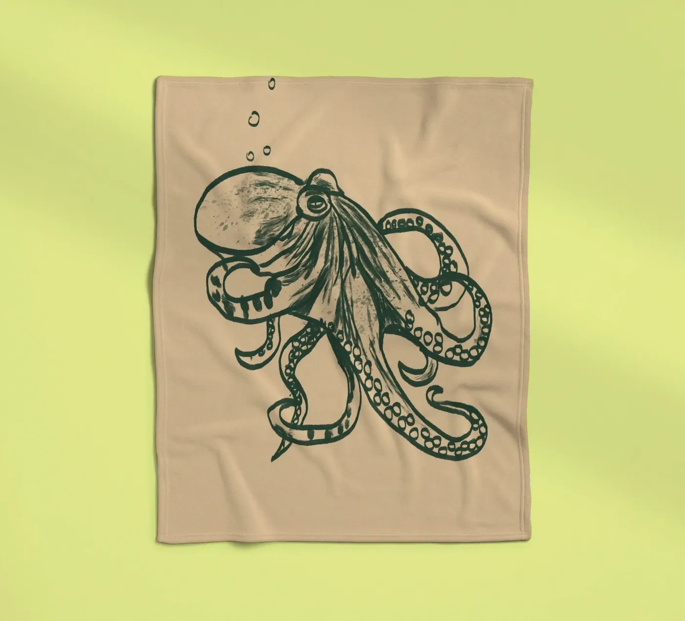 Oktopus fleecedeken van Studio Dolci