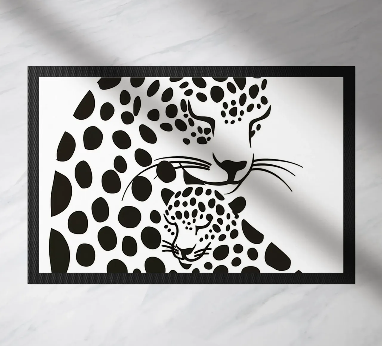Madre leopardo con bambino zerbino da Autofocus