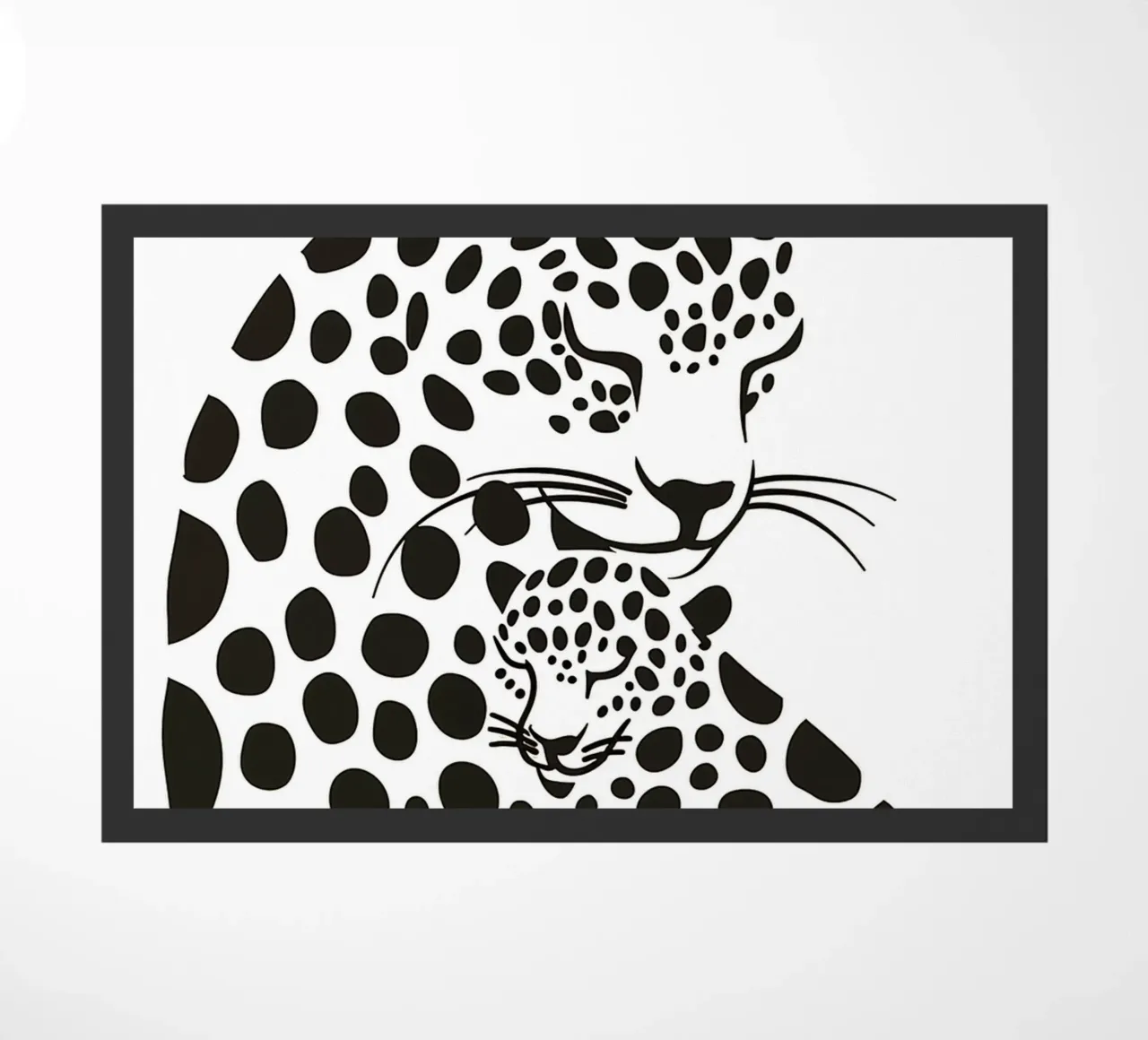 Madre leopardo con bambino zerbino da Autofocus
