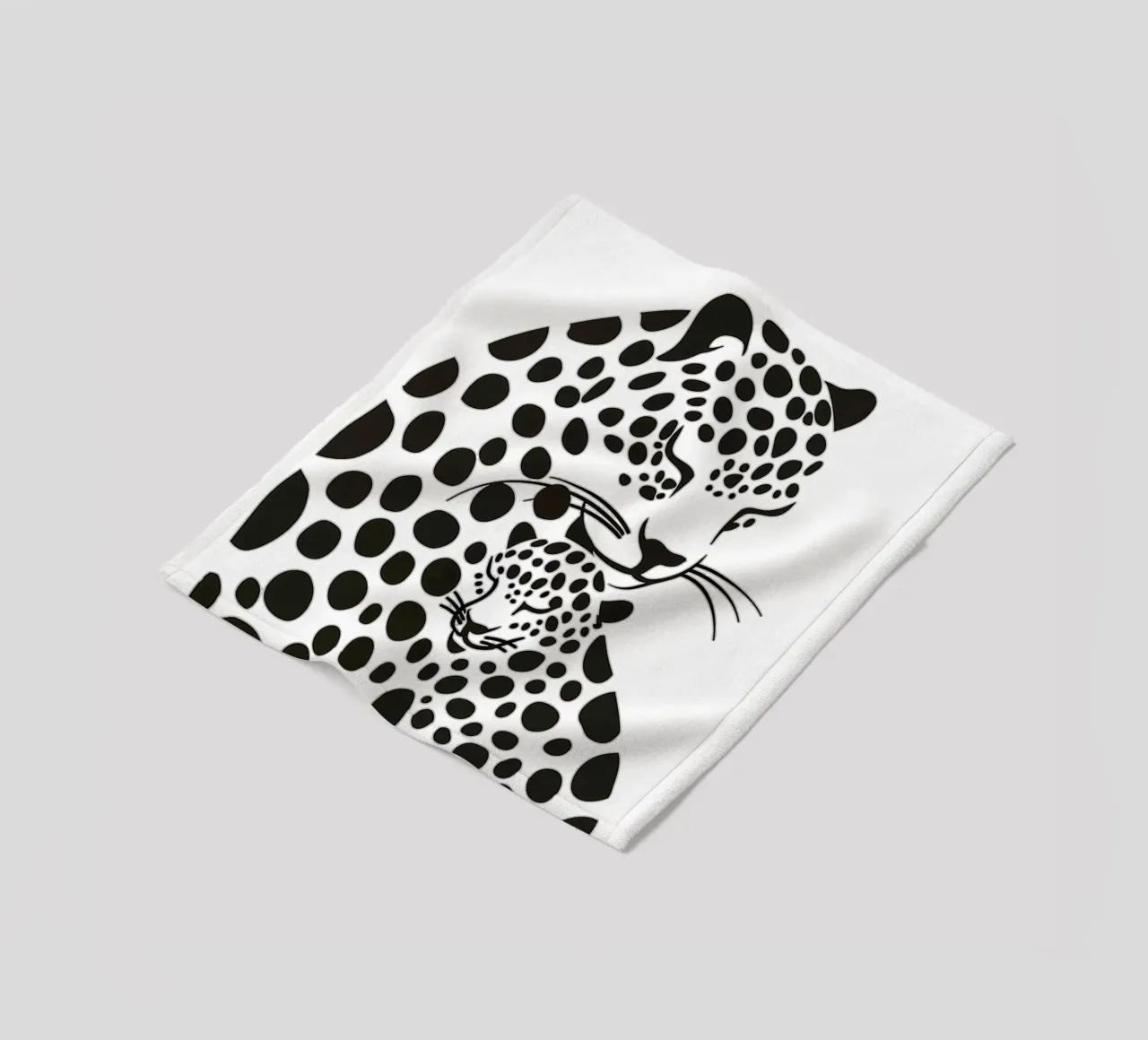Madre leopardo con bambino coperta in pile da Autofocus