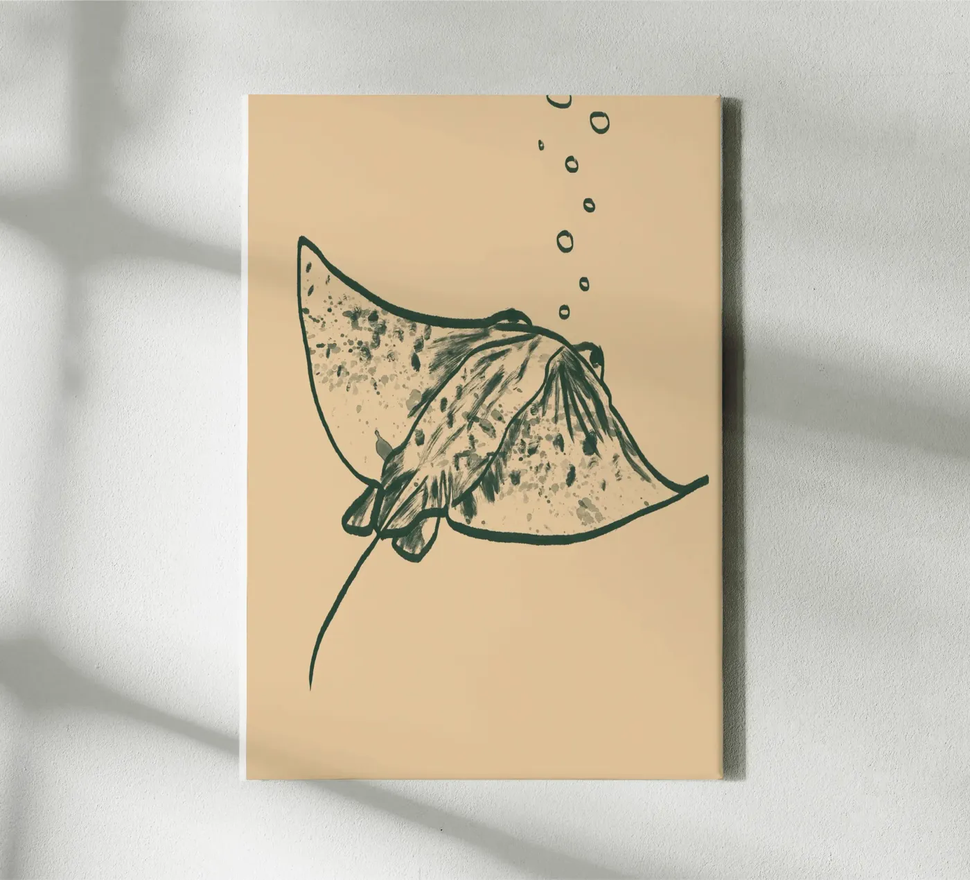 Rochen canvas van Studio Dolci