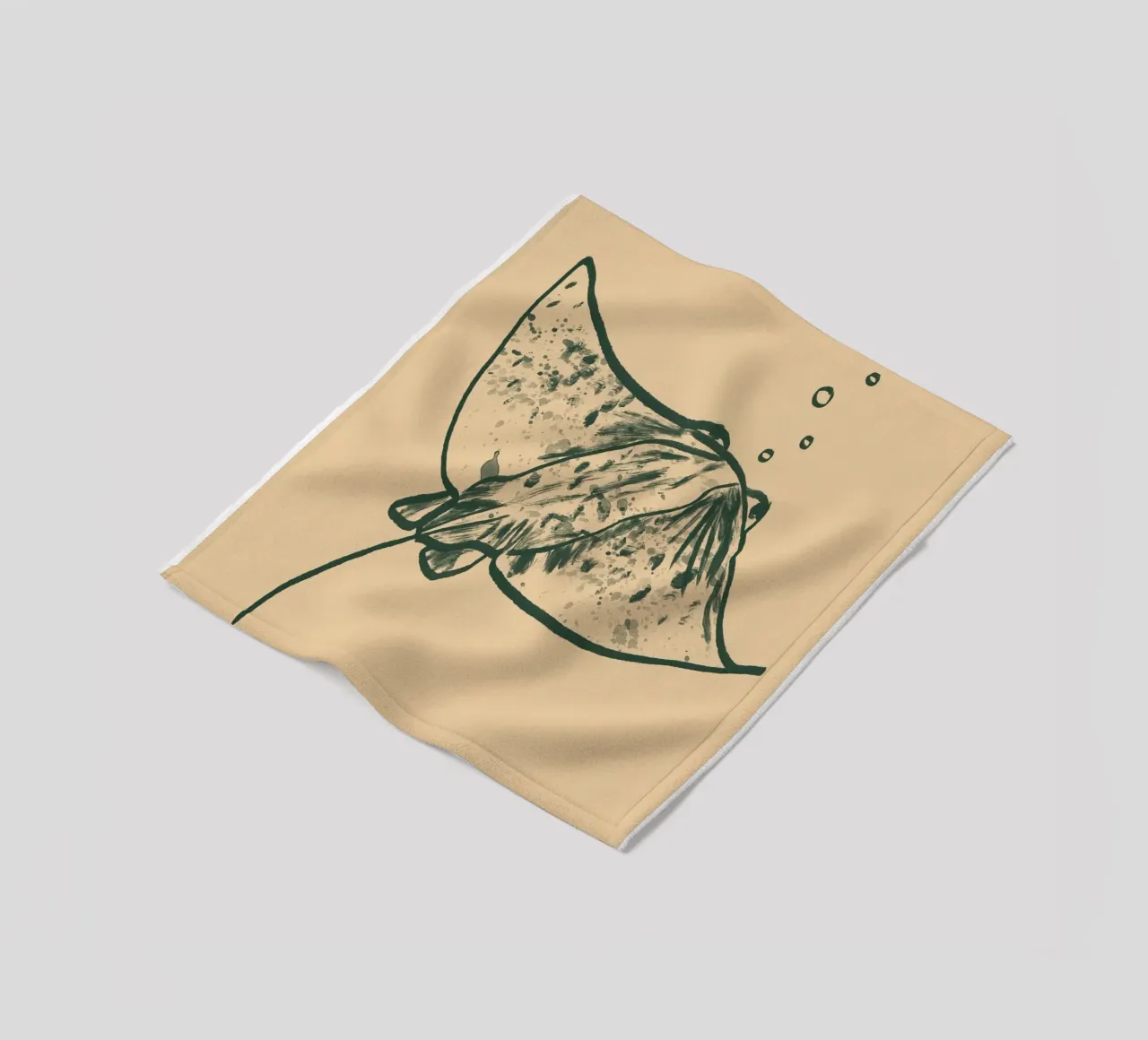 Rochen Fleecedecke von Studio Dolci